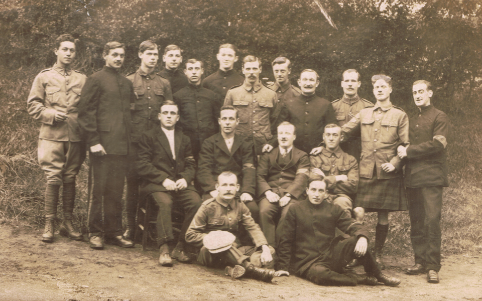 Prisoners of war at Crefeld.