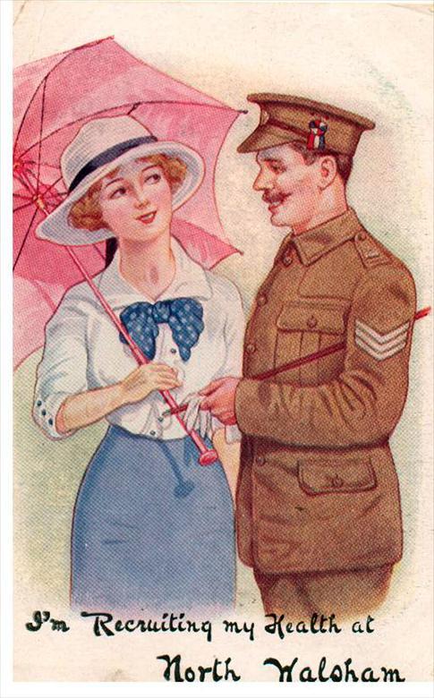 North Walsham WW1 Recruiting postcard 1915