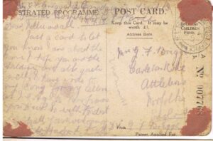 Postcard reverse